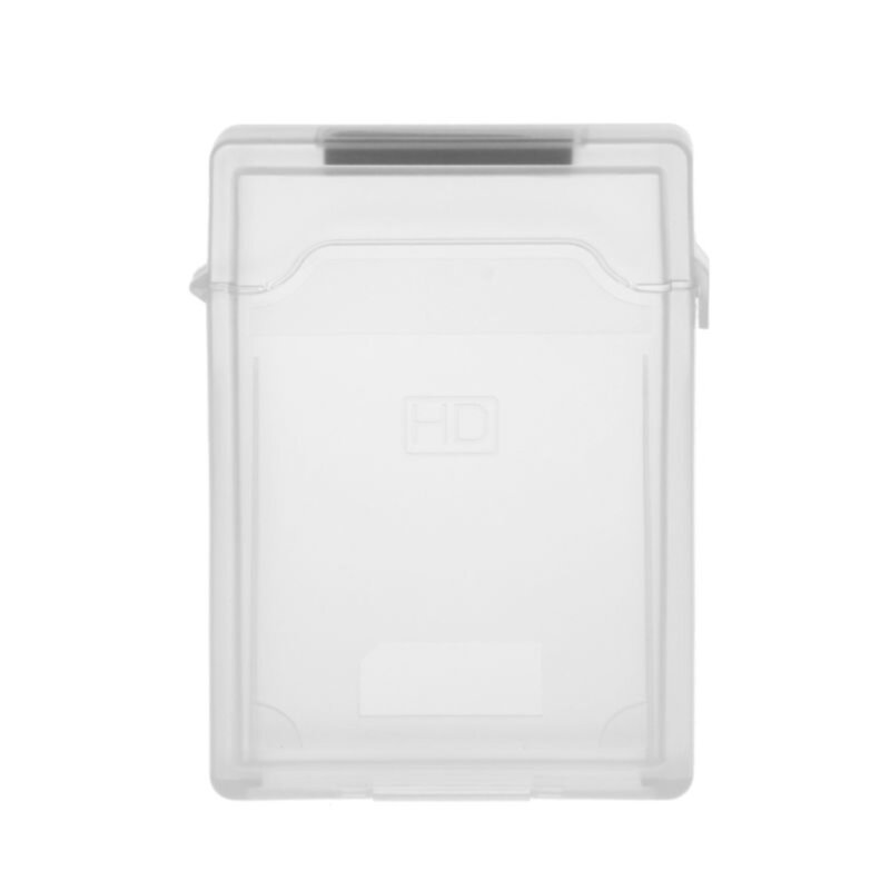 Caja de almacenamiento para disco duro de 2,5 pulgadas, diseño de hebilla protectora, buena resistencia
