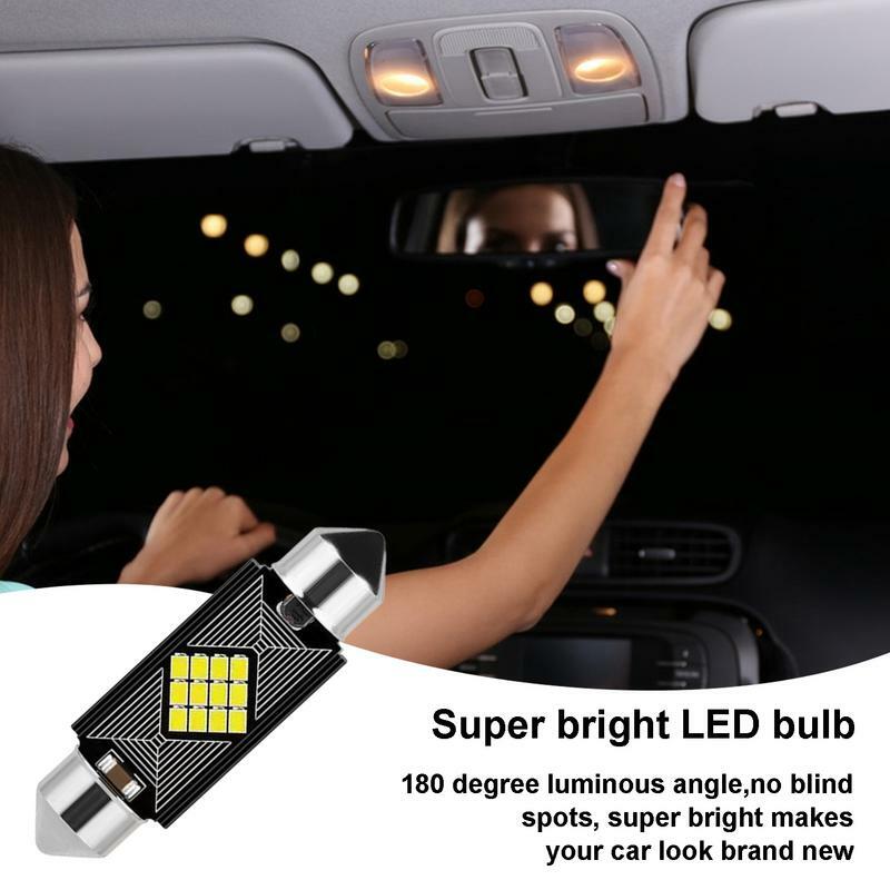 Bombilla de luz LED para maletero, luz de lectura de alto brillo para Mapa de coche, para matrícula, superbrillante