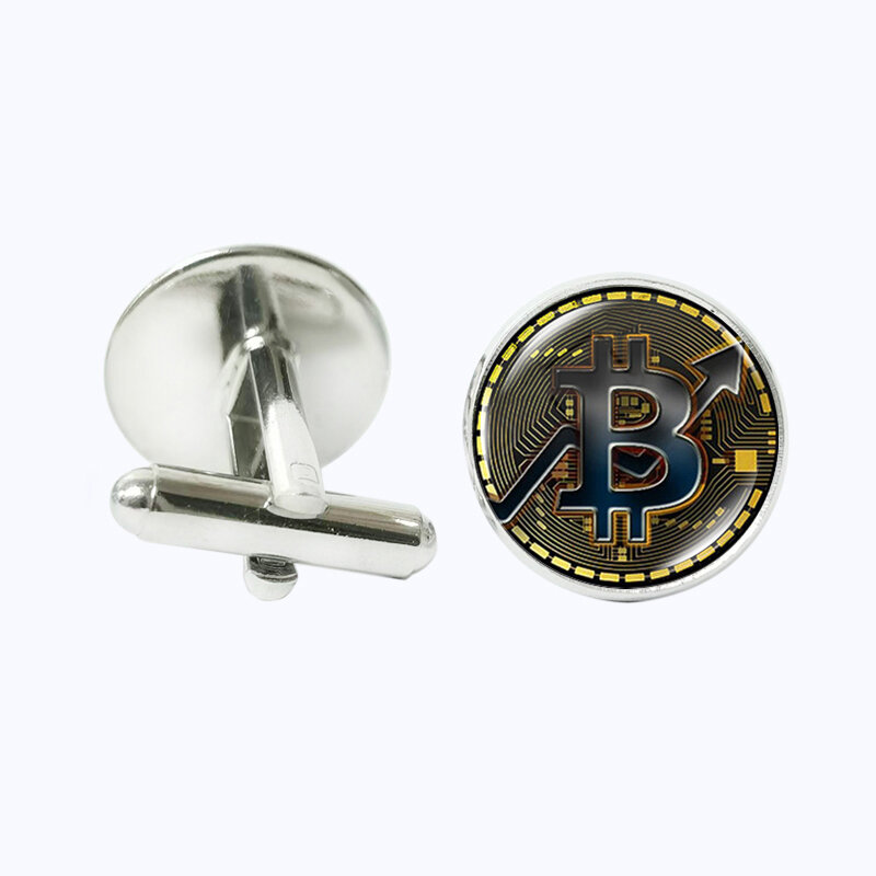 Gemelos Rise Bitcoin para hombre y mujer, foto de la suerte, regalo de amigos