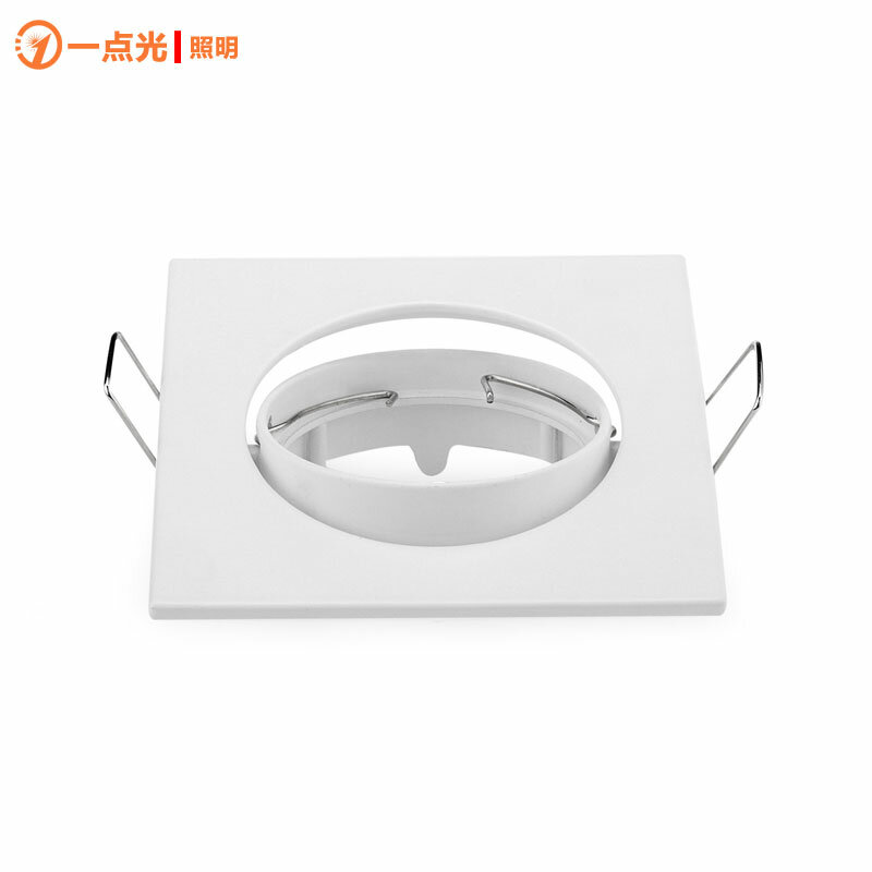 Recessed Downlights Frame Round Fixture Holders Adjustable Cutout 70mm for MR16 GU10 Bulb Holder Light