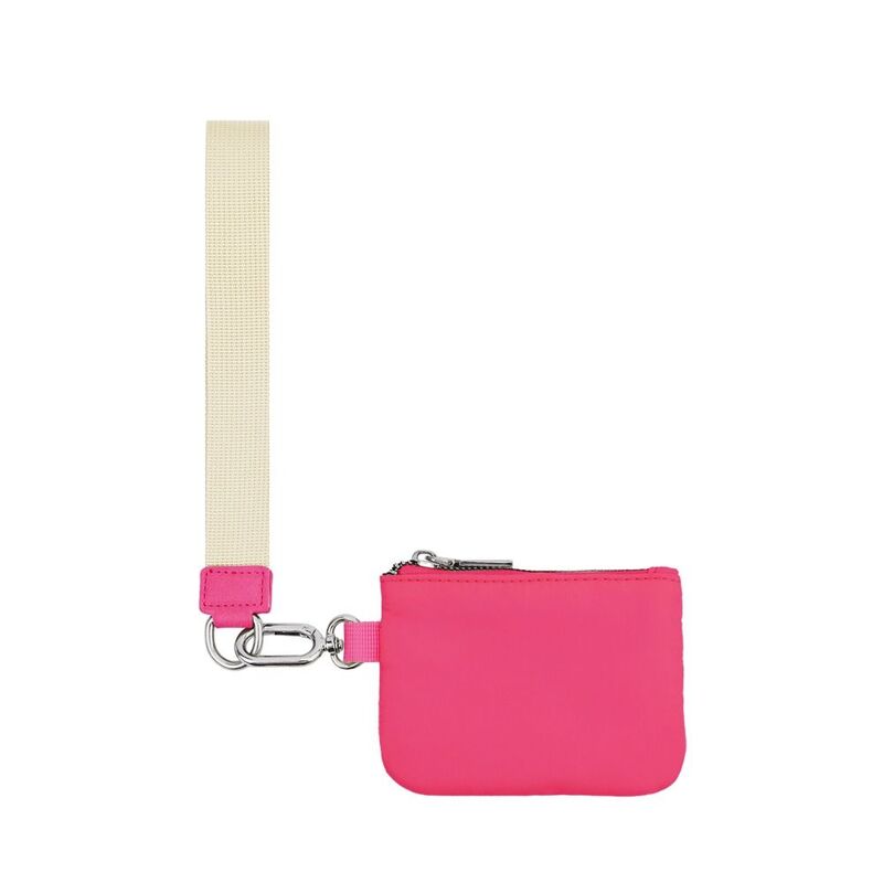 Borsa da polso con cerniera moda Dual Pouch portachiavi borsa portaoggetti staccabile portatile piccolo ciondolo portachiavi borsa donna Mec
