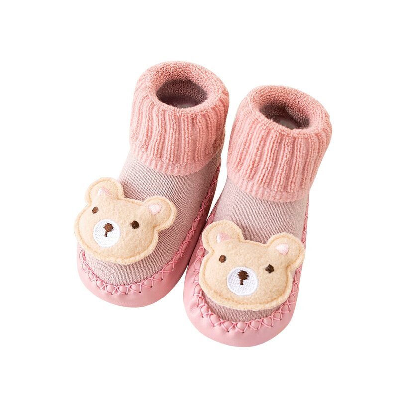 Scarpe da neonato 6 mesi autunno e inverno comode scarpe da bambino modello simpatico cartone animato stivali da bambino Panda fiore rana