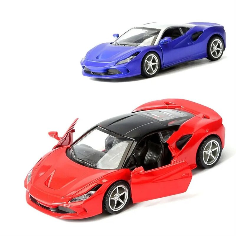 Car Toys Children's Toys Sports Car 1:36 Simulation Alloy Car Model Rebound Door Cake Decoration Metal Pull Back Car