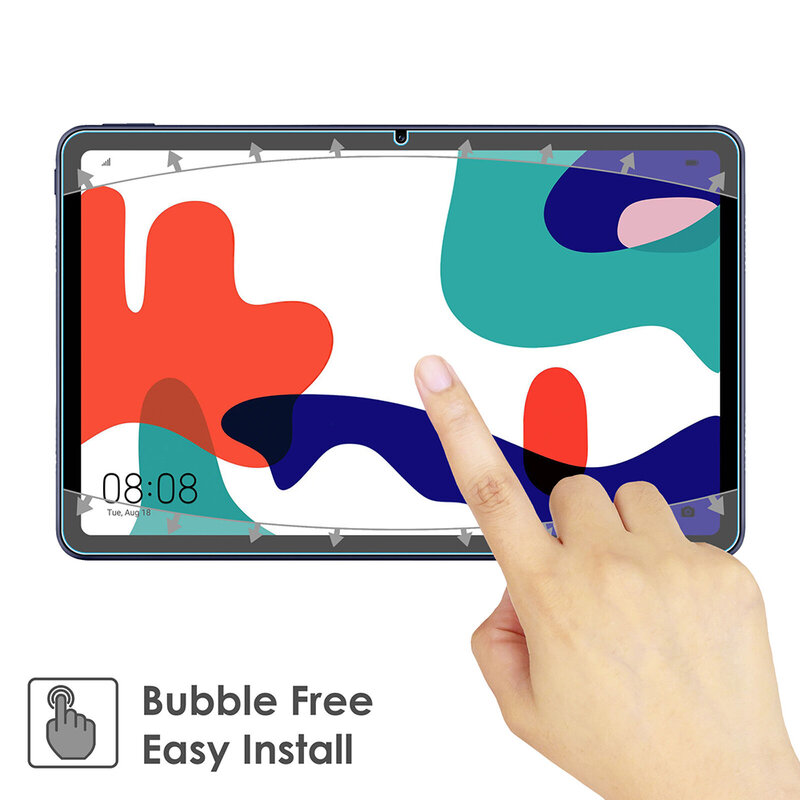 2 sztuk 10.4 cali szkło hartowane Tablet Protector dla Huawei MatePad 10.4 dowód Bubble Free HD wyczyść folia ochronna