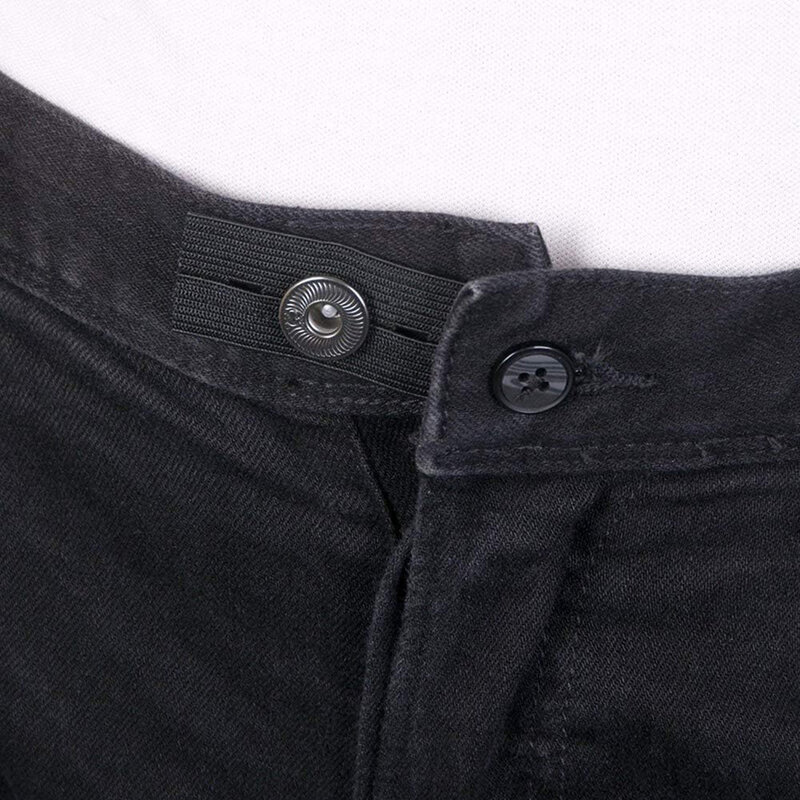 5 szt. Rozszerzacz talii z elastycznym przedłużaczem regulowany pasek dla mężczyzn i kobiet spodnie jeansowe przedłużacze guzików
