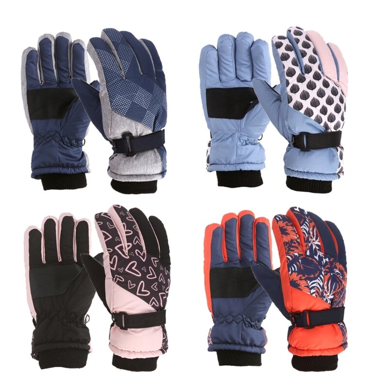 97BE детские перчатки для верховой езды, грелки для рук, лыжные перчатки для девочек и мальчиков, дышащие грелки для рук