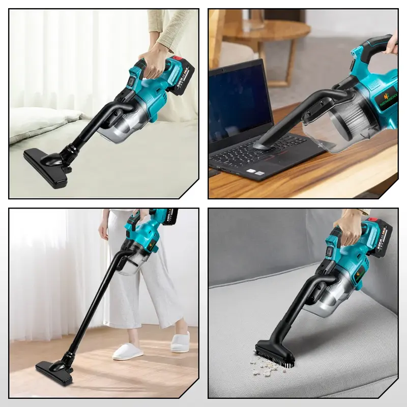 Cordless Handheld Electric Vacuum Cleaner Powerful 1000W Rechargeable Household Indoor Cleaning Tools For Makita 18V Battery