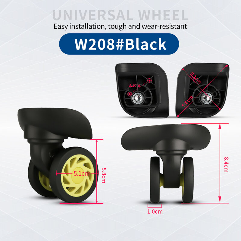 เหมาะสำหรับ American Travel 85A รถเข็น Universal Wheel อเมริกัน Traveler 85a อุปกรณ์เสริมกระเป๋าเดินทางกระเป๋าล้อ JX9054ซ่อม