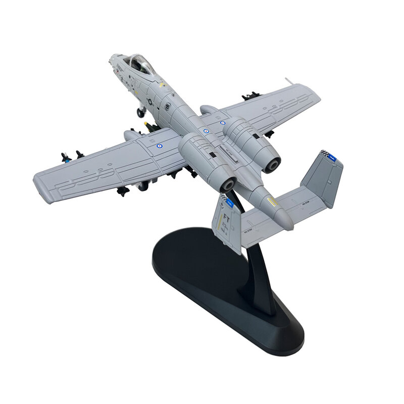 1/100 Scale US A-10 A10 Thunderbolt II Warthog Hog Attack Plane Fighter Diecast Metal Airplane Aircraft Model Children Boy Toy