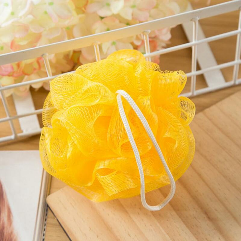 2Pcs Attractive Stretchy High Friction Bath Ball Bath Ball Washable  Bright-colored