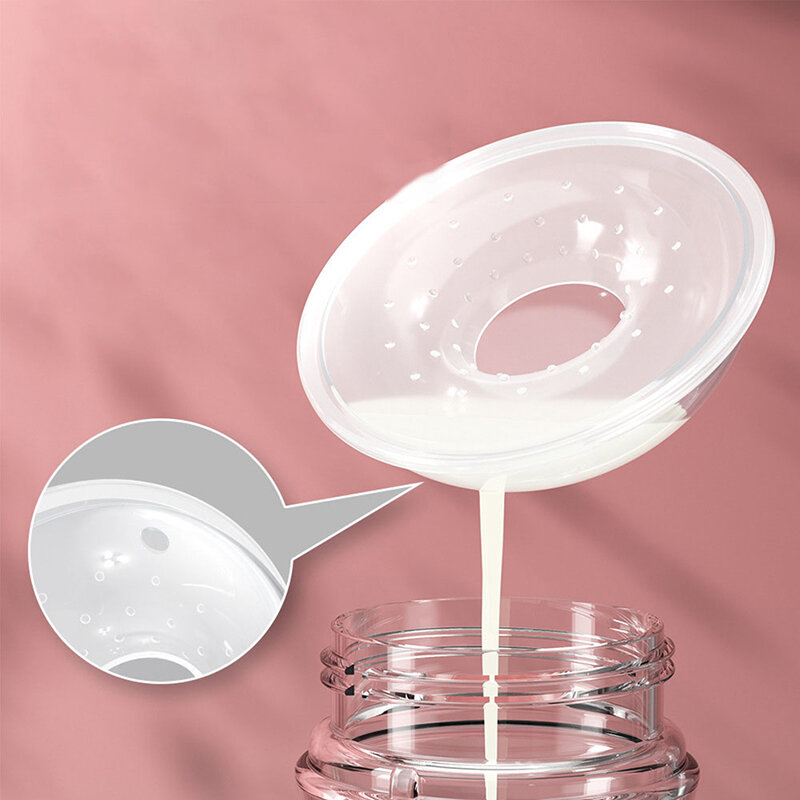 Weicher Muttermilch sammler tragbarer Überlauf schutz Silikon milch becher Leckage schutz wieder verwendbarer Still kissen Milch behälter