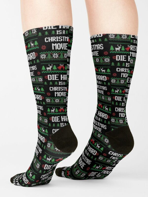 Die Hard is a рождественские носки из фильма, индивидуальные носки, спортивные носки, носки, короткие носки, носки для женщин и мужчин