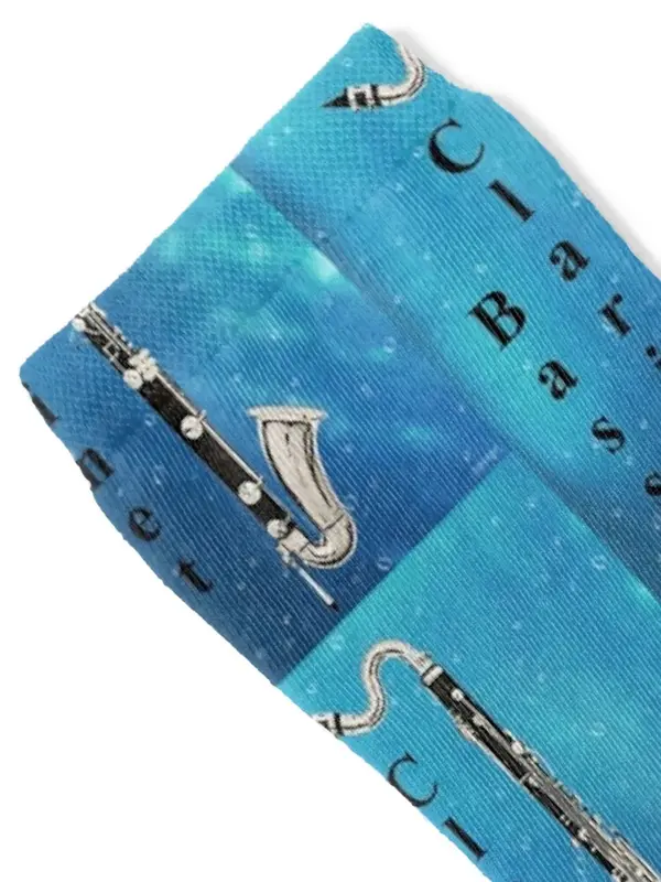NOT A Black Saxophone: Bass Clarinet Socks football winter gifts luxury Novelties Socks Women Men's
