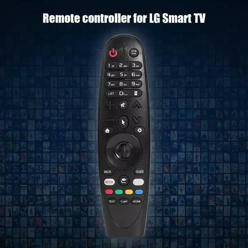 Substituição do controle remoto para LG, AEU Magia Smart TV, UK6200PLA, UK6300PLB, UK6400, AN-MR18BA, AN-MR19, AN-MR600, AN-MR650, AN-MR650