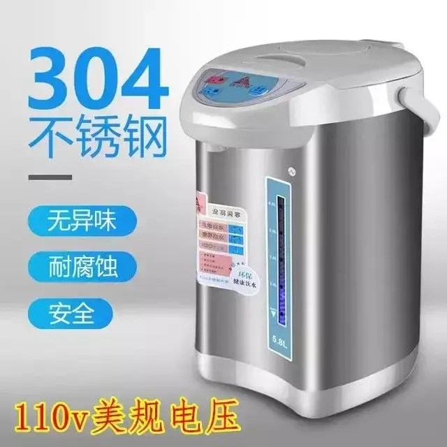 110v small household appliances 304 all stainless steel automatic insulation electric thermos thermostatic kettle heating kettle