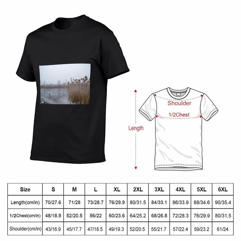 Camiseta de invierno en el río para hombres, Camisetas estampadas de animales, paquete de camisetas de secado rápido