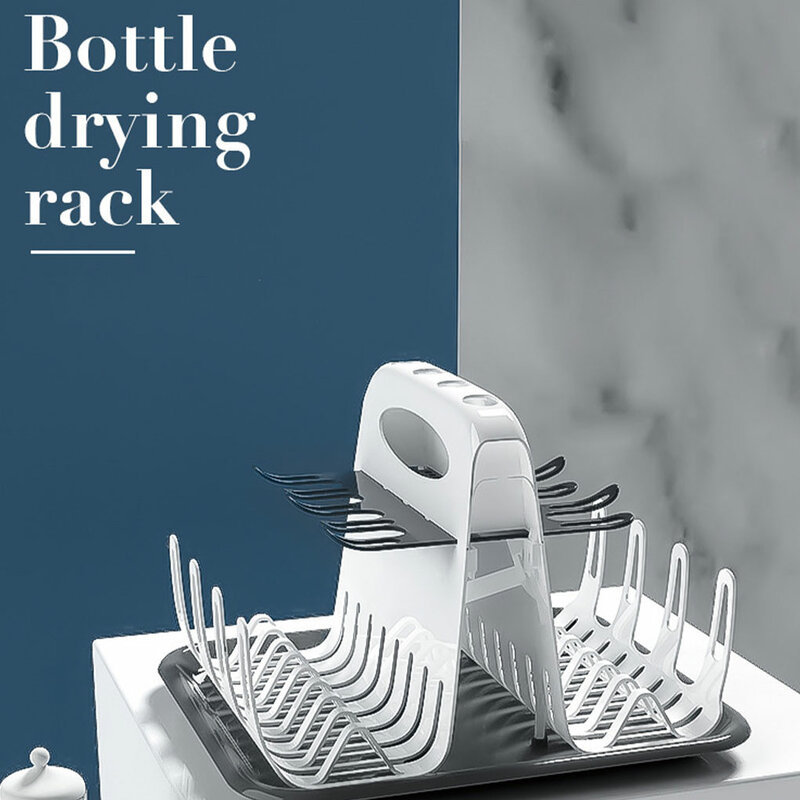 Dryer Baby Milk Bottle Drying Detachable Safe Multilayer Stand Drainer Rack High Capacity Holder Drain Tray Water Cup
