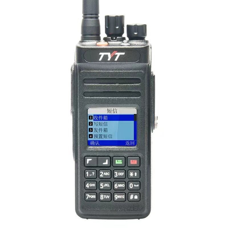 Tyt MD-398 Dmr Digitale Walkie Talkie Uhf 400-470Mhz Waterdicht Ip67 10W Power Md 398 2800Mah Tweeweg Radio