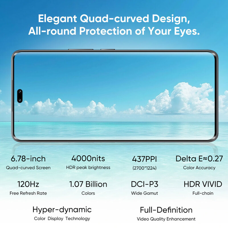 HONOR-200 Pro Smartphone, Versão Global, Snapdragon 8s, Gen 3, 5G, 6,78 '', Tela AMOLED 120Hz, Suporta SuperCharge 100W, 2024