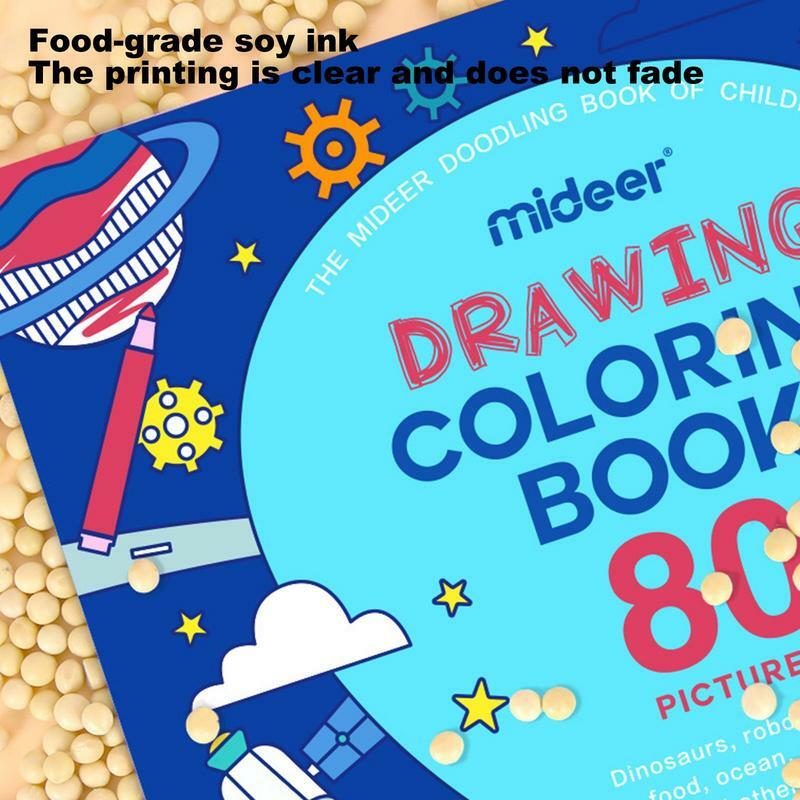 Children Coloring Books Coloring Book Early Learning Educational Toys Drawing Practice Food-Grade Ink Art Craft Gift For Kids Bo