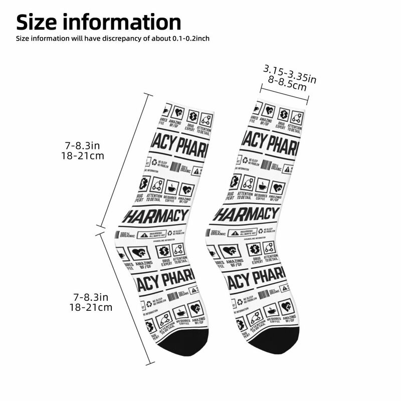 Аптечные носки Harajuku поглощающие пот чулки всесезонные длинные носки аксессуары для подарка унисекс