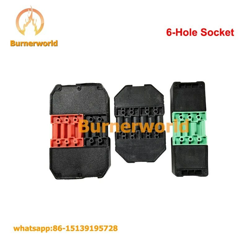 Speciale Aansluitdoos Voor Brander 4-Holes Bar Socket Multi-Hole Plug 7-Pins Contactdoos Mannelijke En Famale Socket