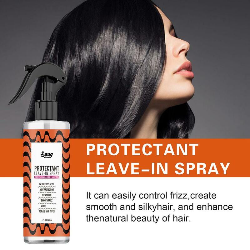 120ml Spray Haars pülung Haar behandlung Spray Reparatur Trocken glättung beseitigt flauschige Frizz Haar beschädigt Pflege m8d8