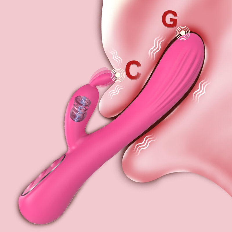 Wibrator dla kobiet stymulator łechtaczki typu g-spot potężny wibrujący dildo sztyft żeński masturbator pochwy zabawki erotyczne dla dorosłych