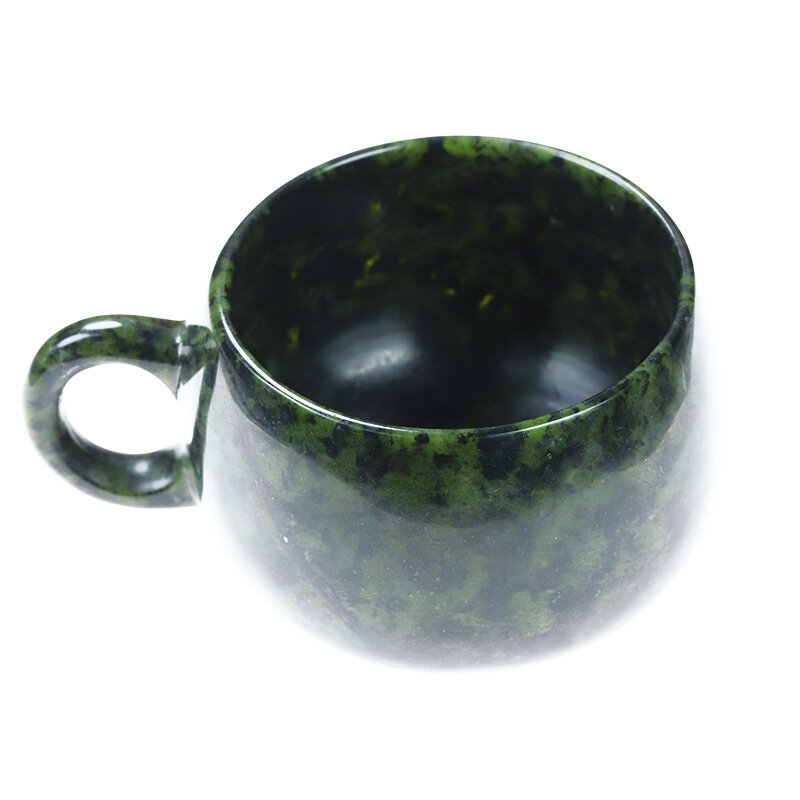 Reine natürliche Medizin König Stein Tee tasse Büro Kaffeetasse Wasser Tasse magnetische Jade Tee Set Dekoration zufällige Haare