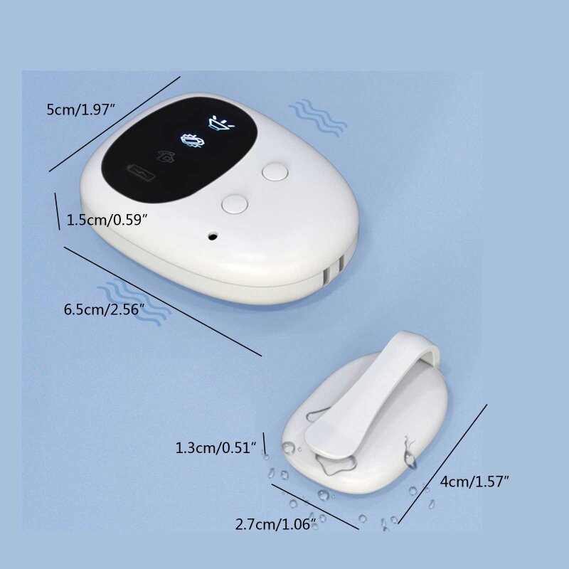 Wireless Urine Wet Alarm Pee Alarm with Receiver Clip-on Transmitter Bedwetting Reminder Device for Kids Potty Training