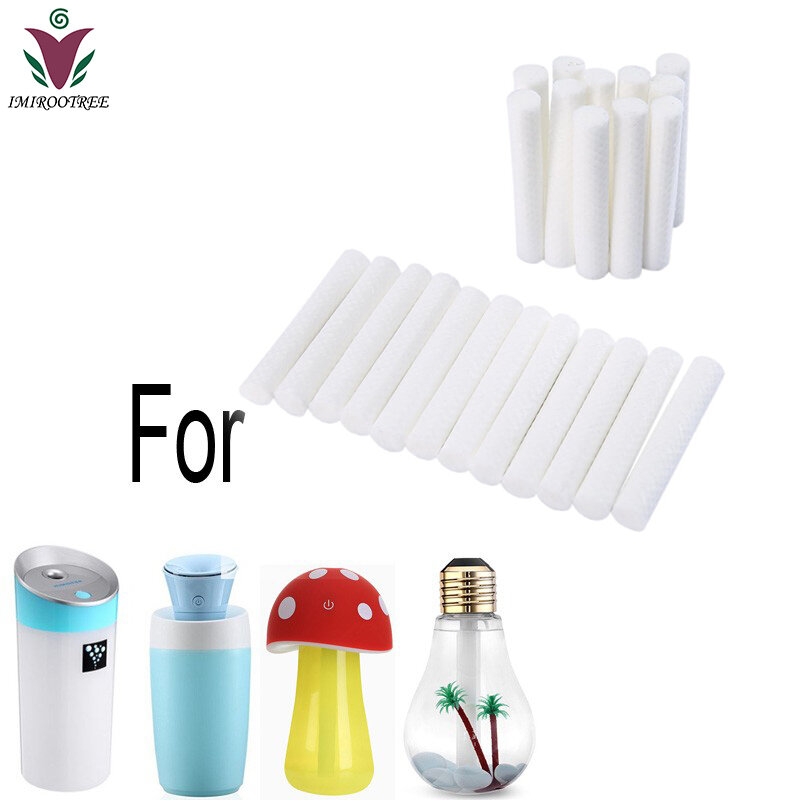 100 Stuks Aromatherapie Inhalator Navulling Wick Stick Pakket, Nasale Inhalator Vervanging Lonten Met Een Druppelaar 8X51Mm
