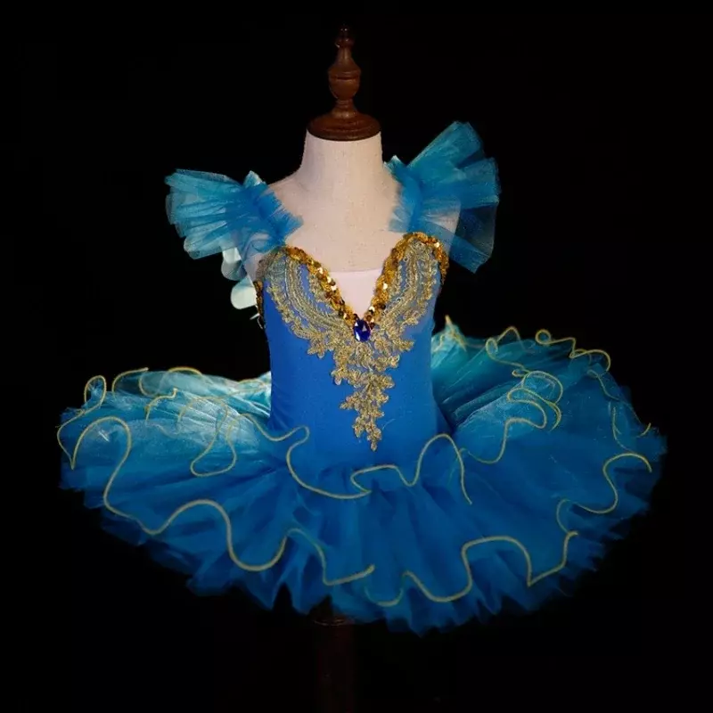 Ballet Tutu Dancing Dress for Children, Swan Lake Dance Costumes para meninas adolescentes, Ballerina Outfits for Kids, Ballroom Clothing