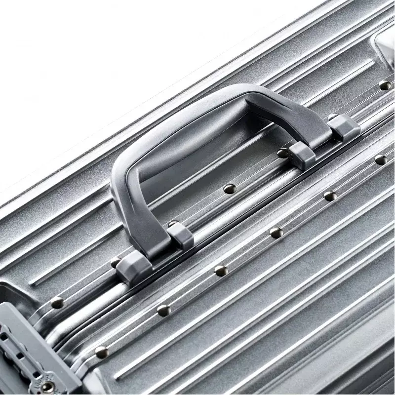 Valise à roulettes en alliage d'aluminium pour hommes et femmes, bagages universels, offres de voyage avec roues, nouvelle mode, 20 po, 24 po, 26 po, 29 po