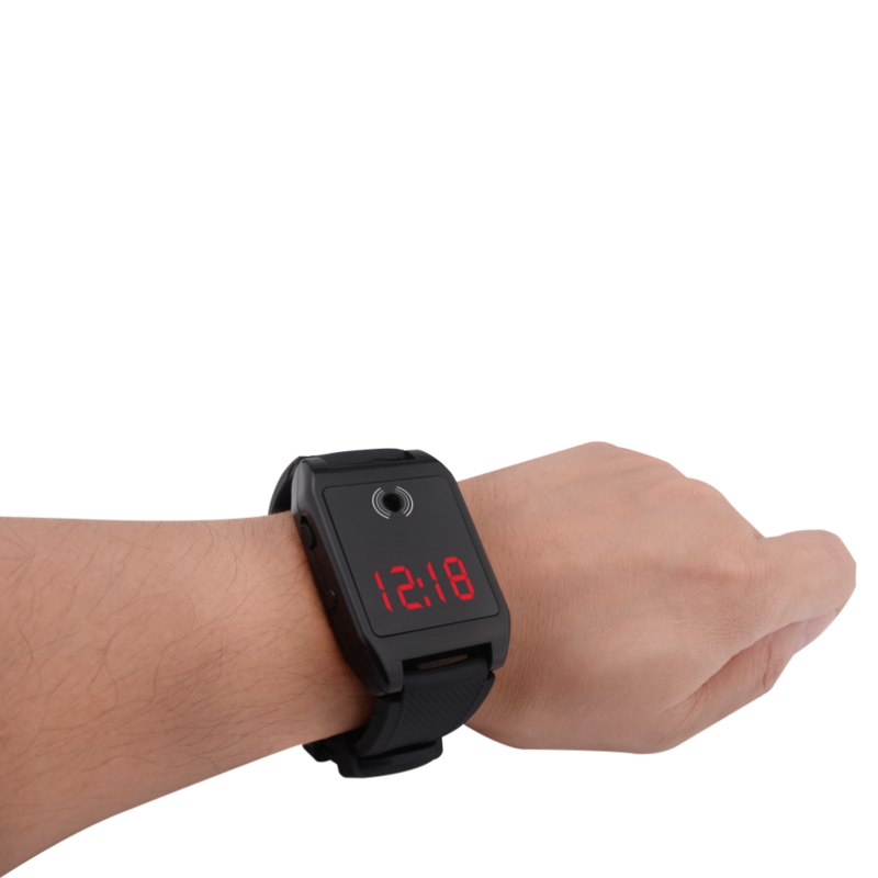 125db Selbstverteidigung abs Silikon Display Zeit Uhr Sicherheits produkte Notfall persönlicher Alarm Armband für Kinder und ältere Menschen
