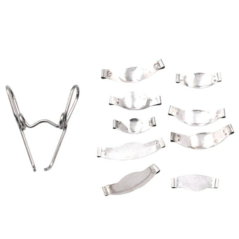 Matriz Dental con Spring clip No.1.330, matriz de Metal contorneada seccional, kit completo para herramientas de dentadura de repuesto