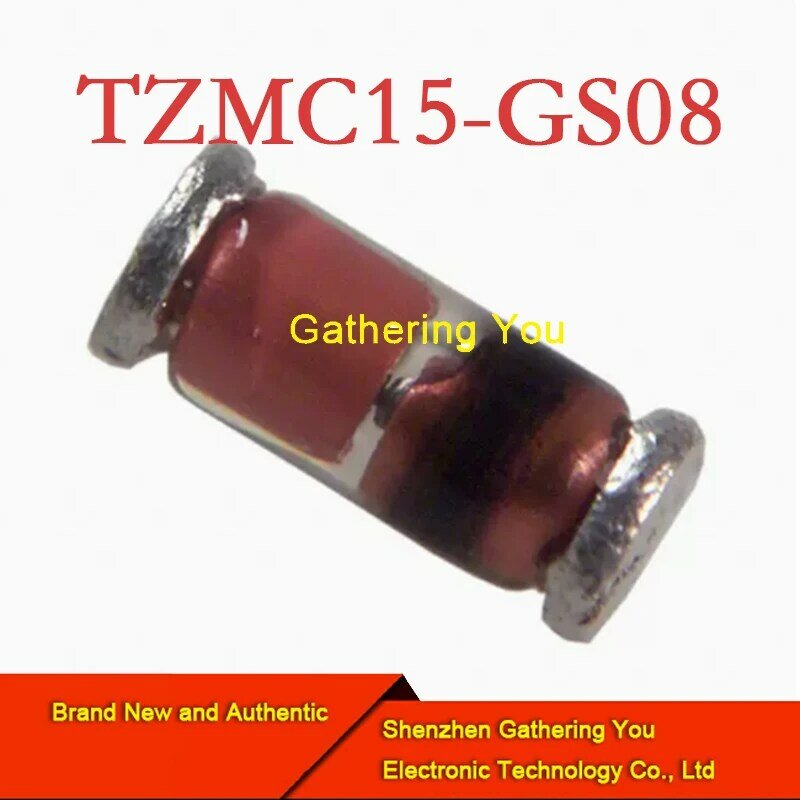 TZMC15-GS08 정품 전압 조정기 다이오드, LL34, 15 볼트, 0.5 와트, 신제품