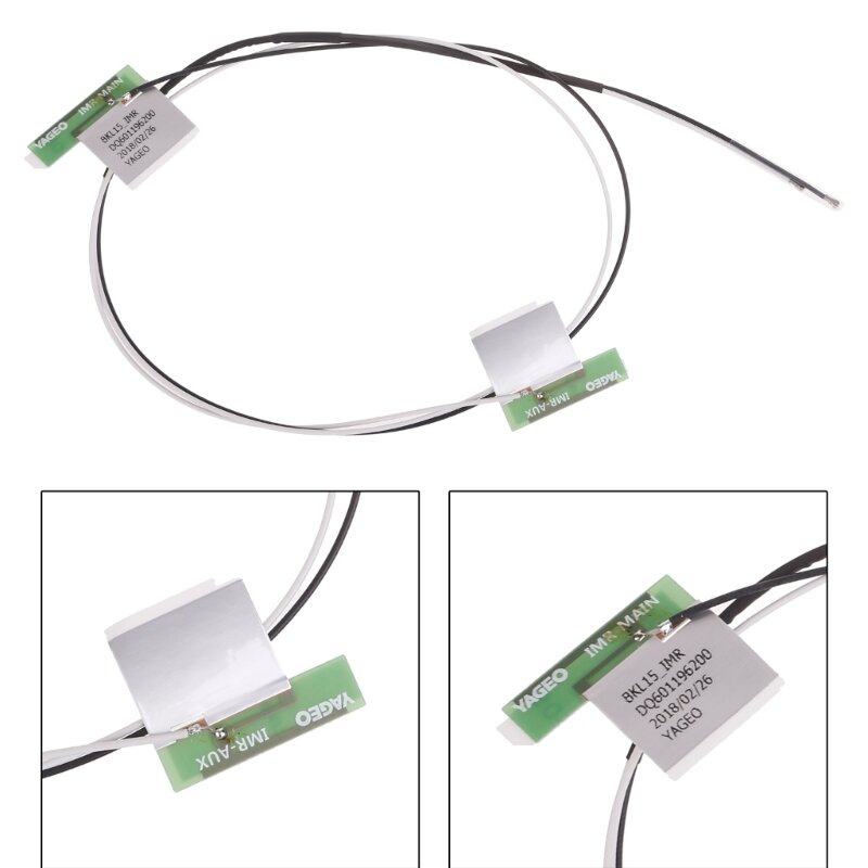 NGFF – câble double bande avec antenne sans fil M.2 IPEX MHF4, pour tablette et ordinateur portable in-tel AX200 9260 9560 8265 8260 7265, 1 paire