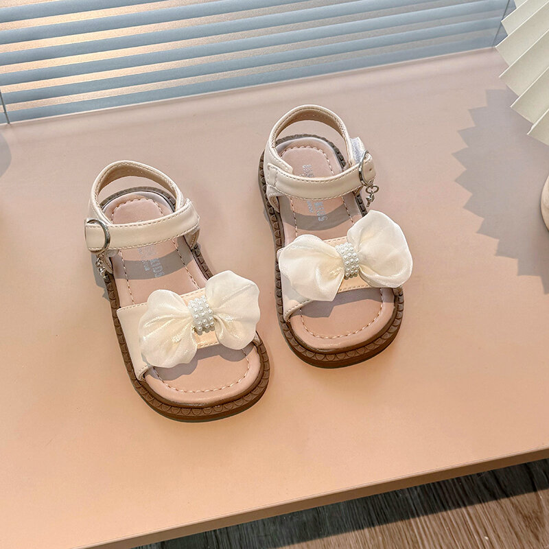 Милые летние детские ботинки в виде бабочек, сандалии для девочек, летняя детская пляжная обувь принцессы для маленьких девочек