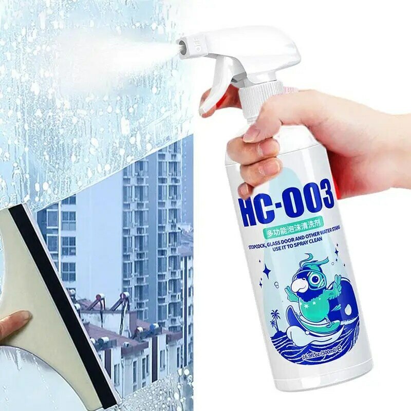 Espray de limpieza multifuncional para baño, limpiador de Limescale multifuncional, agente de limpieza descalcificador, 500ml