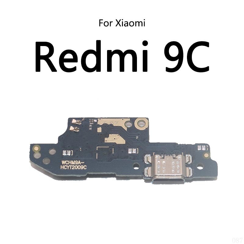Usb充電ドックポートソケットジャックコネクタフレックスケーブルxiaomi redmi 9A 9C nfc 9t充電ボードモジュール