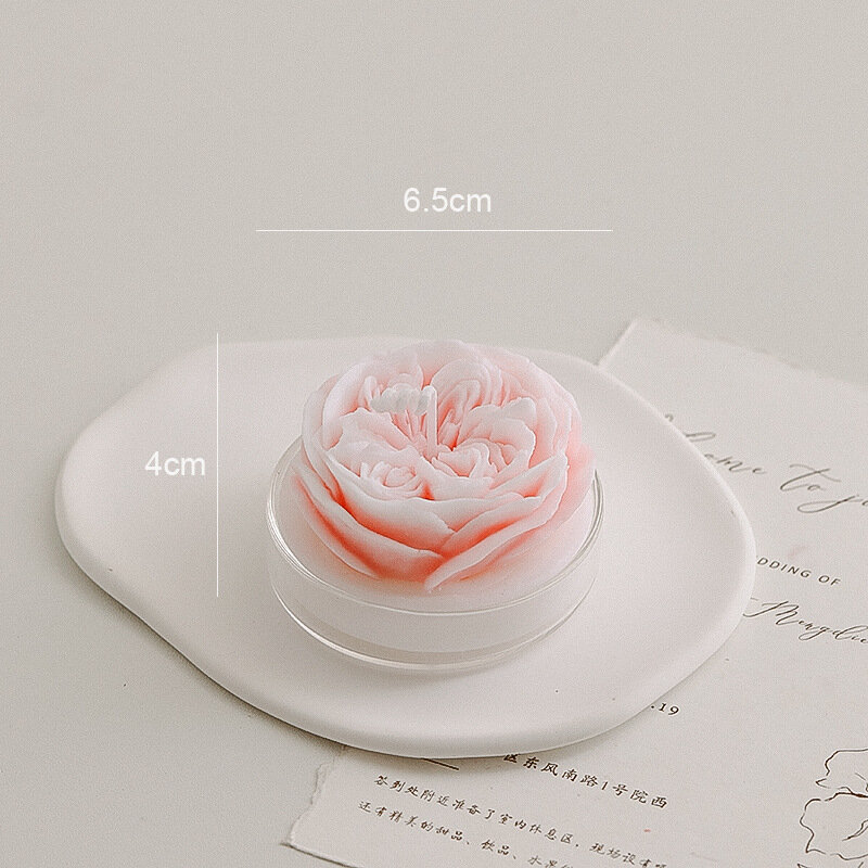 3D Pfingstrose Blume Silikon Seife Formen Kerze Formen Austin Rose Ton Mould Kuchen Deco Silikon Jello Zucker Schokolade Fondant Form
