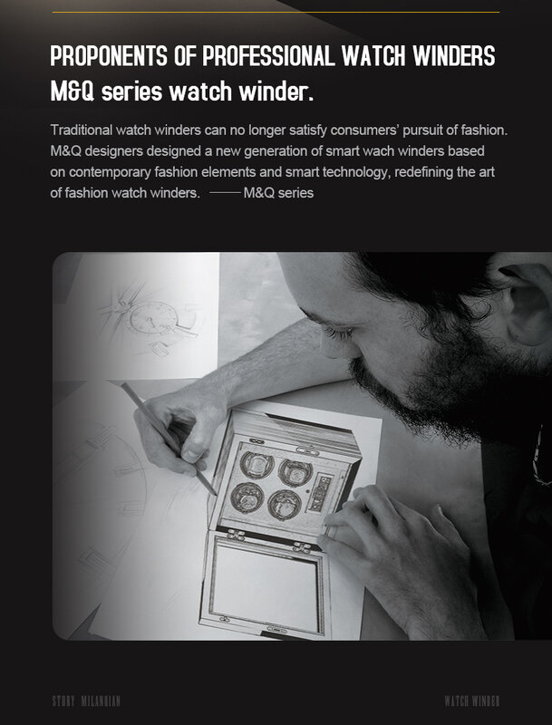 Luksusowy zegarek automatyczny Winder 2 4 6 9 12 24 zegarki z ekranem dotykowym Mabuchi Motor LCD i pilotem pudełko na zegarki