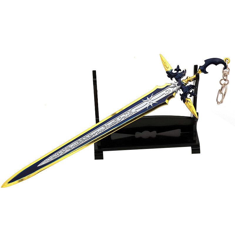 Metal carta abridor jogo espada, Modelo periférico arma final, Full Craft ornamentos