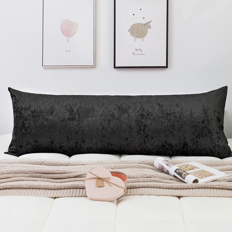 Funda de almohada de felpa para dormir, tamaño personalizado, 50x152cm, longitud igual al cuerpo, muebles para el hogar, envío gratis
