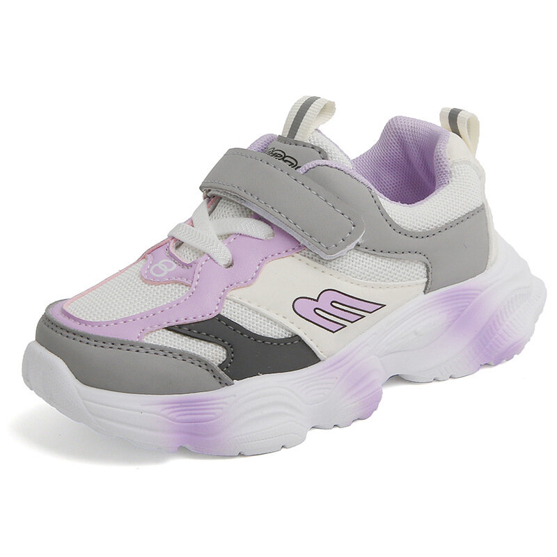 2024 wiosenne jesienne chłopięce trampki siatkowe dziecięce buty sportowe modne oddychające buty dla dzieci dziewczęce duże dziecięce buty do tenisa
