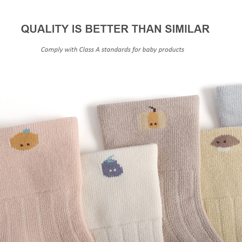 Детские хлопковые носки Modamama, однотонные, для новорожденных, для девочек, для младенцев, короткие, детские, для девочек и мальчиков, напольные носки