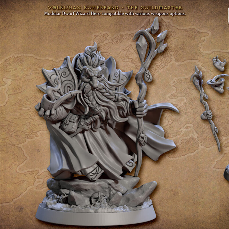 【 Archmage 】 Mage Apprentice Witch Elemental Monster Dragon and Dungeon DND Running Team Board Game Chess Model
