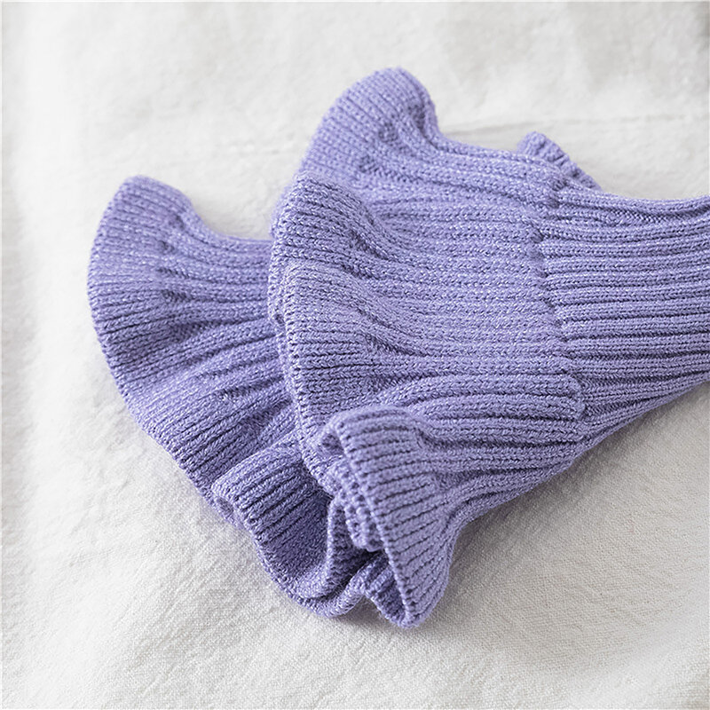 Donne calde lavorate a maglia colletto finto lana addensare dolcevita sciarpe finte accessori fai da te 2023 nuovo
