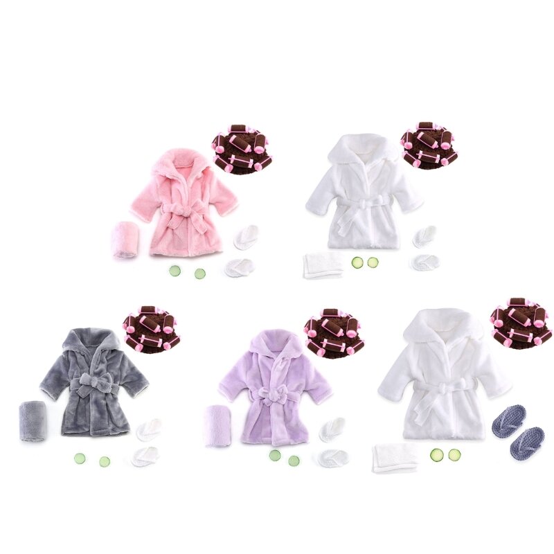 Аксессуары для детской фотосъемки банный халат плюшевый банный халат полотенце детский костюм для фотостудии костюм для новорожденных душ
