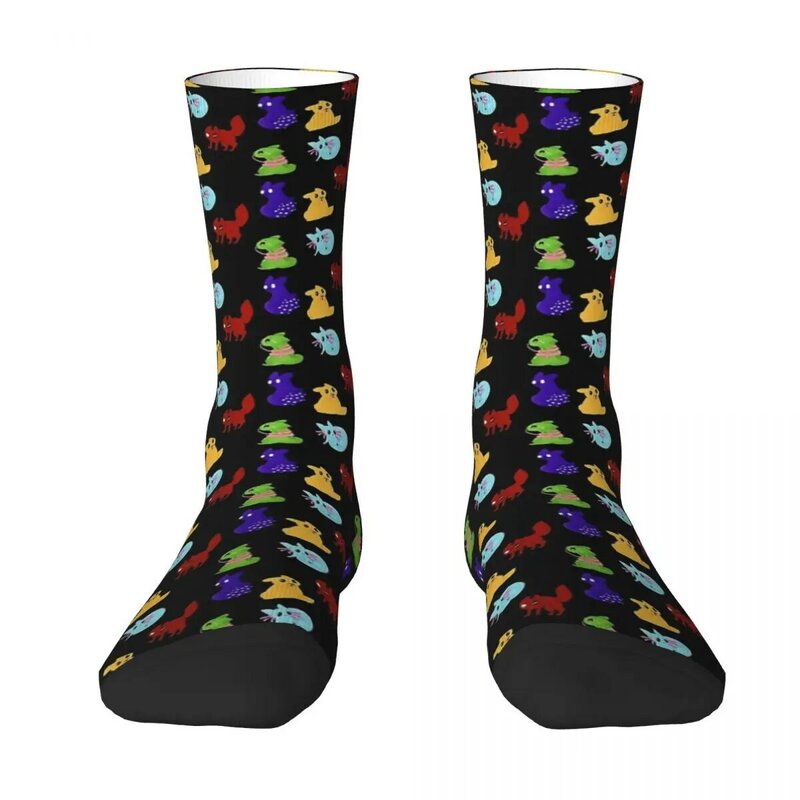 Rain World Downpour Slugcats calzini Harajuku calze Super morbide calze lunghe per tutte le stagioni accessori per regali Unisex